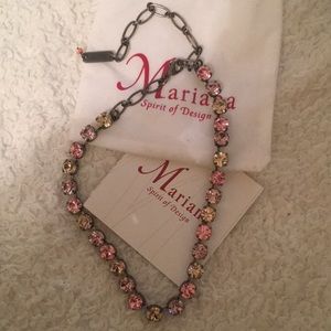 Mariana pink stone necklace